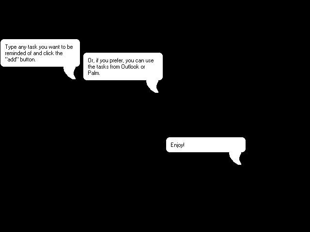 Reminder Screensaver Screenshot